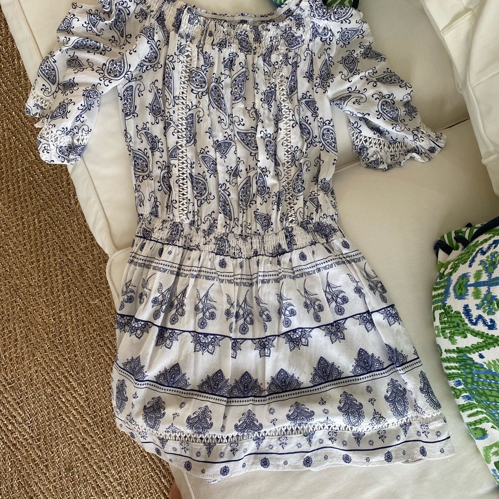 Off the shoulder skort dress